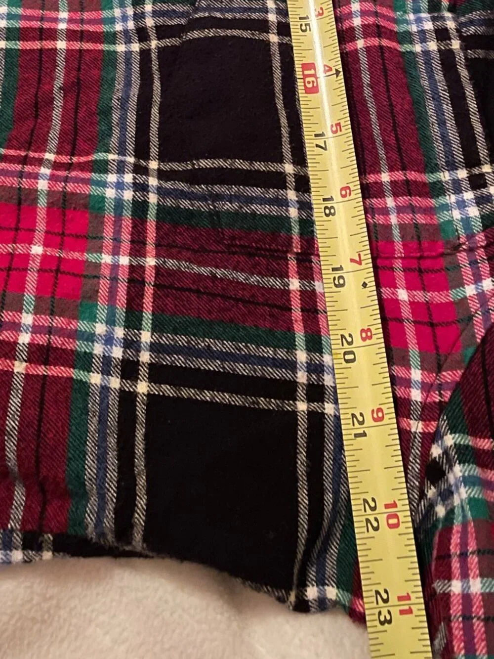 Croft and Barrow Plaid Flannel Shirt Button Down Women's XL (RUNS SMALLER) - Picture 7 of 11